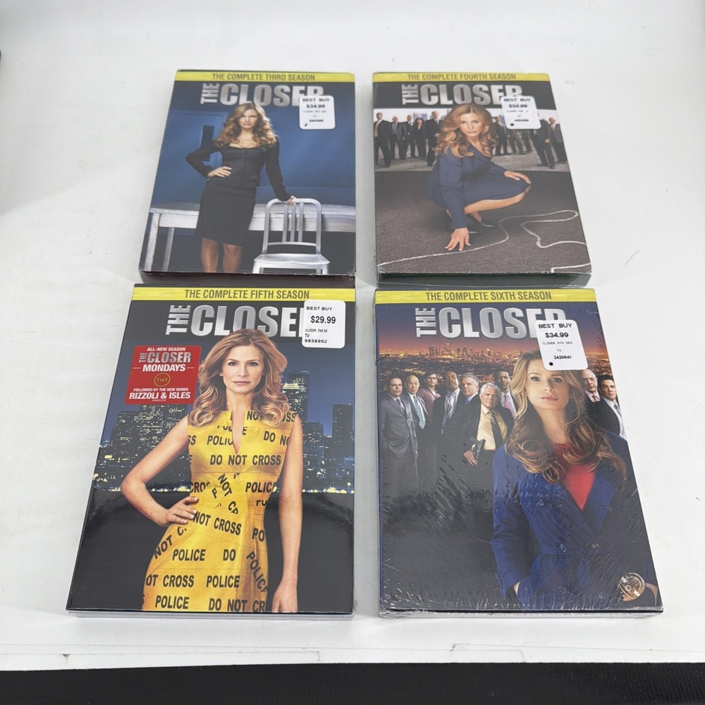 The Closer: TV Series Seasons 3,4, 5 &6 DVD  Brand New & Sealed!